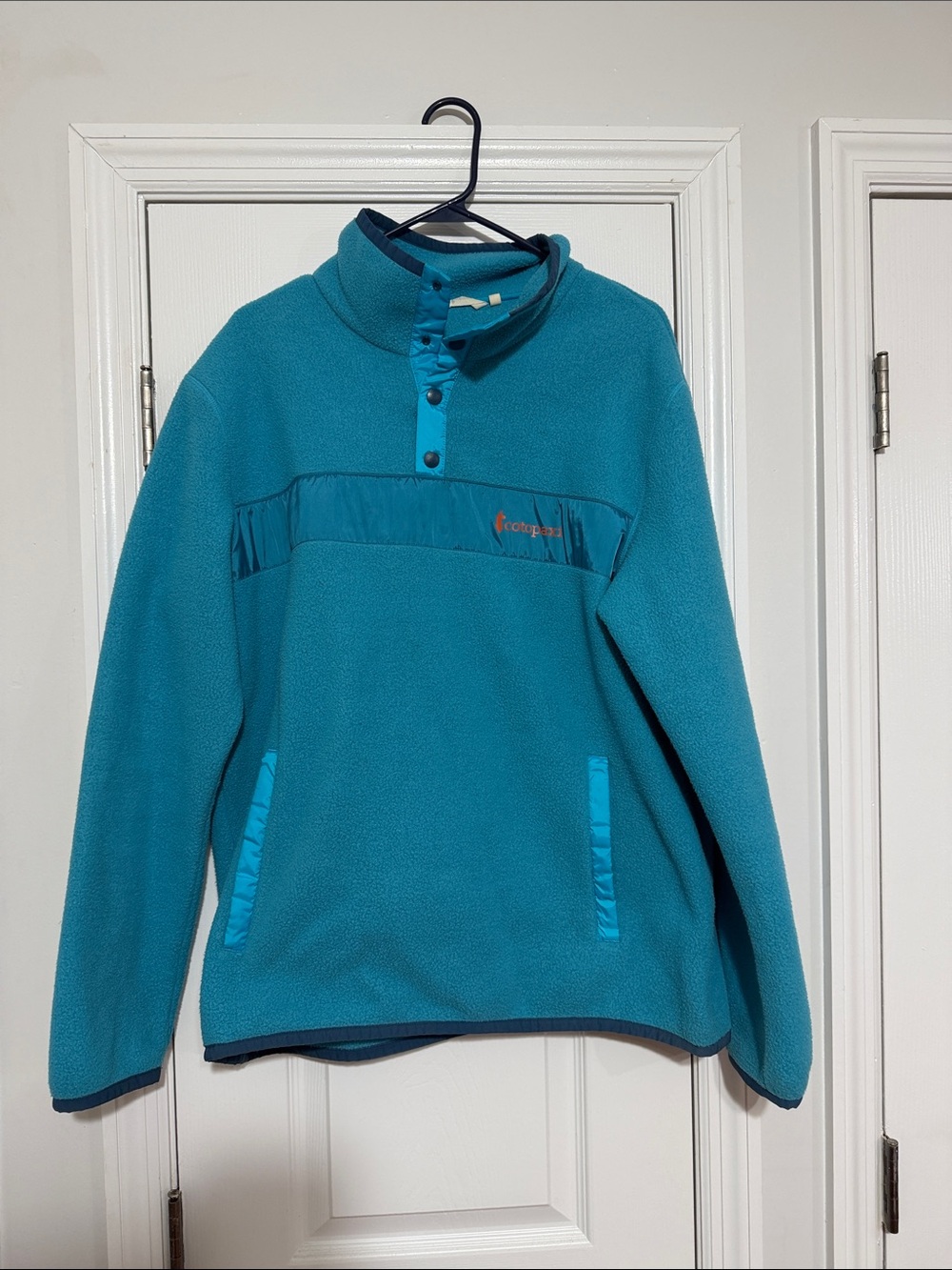Cotopaxi Men's Teal Snap-Up Fleece Pullover